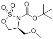 structure of CAS# 2023006-41-7, t-Butyl (4S)-4-(methoxymethyl)-2,2-dioxo-oxathiazolidine-3-carboxylate