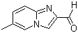 6-甲基咪唑并[1,2-a]吡啶-2-甲醛分子结构 (CAS 202348-55-8)