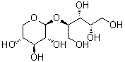 4-O-beta-D-Xylopyranosyl-D-xylitol molecular structure (CAS 20237-70-1)
