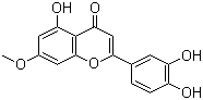 羟基芫花素分子结构 (CAS 20243-59-8)