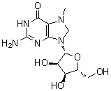 N7-Methylguanosine molecular structure (CAS 20244-86-4)