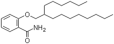 2-(2-Hexyldecyloxy)benzamide molecular structure (CAS 202483-62-3)