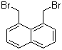 结构式 CAS# 2025-95-8, 1,8-双(溴甲基)萘