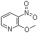 structure of CAS# 20265-35-4, 2-Methoxy-3-nitropyridine