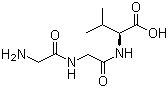 Glycyl-glycyl-L-valine molecular structure (CAS 20274-89-9)