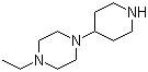 1-乙基-4-哌啶-4-基哌嗪分子结构 (CAS 202991-77-3)
