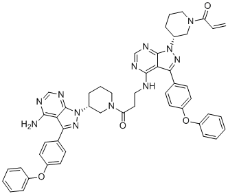 Ibrutinib dimer molecular structure (CAS 2031255-23-7)
