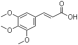 3,4,5-Trimethoxycinnamic acid molecular structure (CAS 20329-98-0)