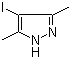 3,5-二甲基-4-碘吡唑分子结构 (CAS 2033-45-6)