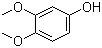 结构式 CAS# 2033-89-8, 3,4-二甲氧基苯酚