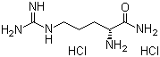 structure of CAS# 203308-91-2, D-Arginine amide dihydrochloride;H-D-Arg-NH2.2HCl
