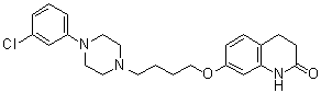 7-[4-[4-(3-氯苯基)-1-哌嗪基]丁氧基]-3,4-二氢-2(1H)-喹啉酮分子结构 (CAS 203395-82-8)
