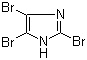 2,4,5-三溴咪唑分子结构 (CAS 2034-22-2)