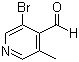 3-Bromo-5-methylpyridine-4-carboxaldehyde molecular structure (CAS 203569-15-7)