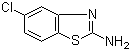 结构式 CAS# 20358-00-3, 2-氨基-5-氯苯并噻唑
