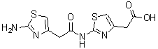 2-[[2-(2-Amino-4-thiazolyl)acetyl]amino]-4-thiazoleacetic acid molecular structure (CAS 2036283-13-1)