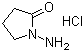1-Aminopyrrolidin-2-one hydrochloride molecular structure (CAS 20386-22-5)