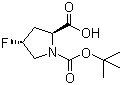 N-Boc-trans-4-fluoro-L-proline molecular structure (CAS 203866-14-2)