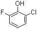 structure of CAS# 2040-90-6, 2-Chloro-6-fluorophenol
