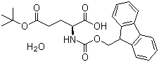 Fmoc-L-Glutamic acid-O-tert-butyl ester hydrate molecular structure (CAS 204251-24-1)