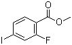 Methyl 2-fluoro-4-iodobenzoate molecular structure (CAS 204257-72-7)