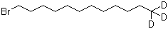 1-Bromododecane-12,12,12-D3 molecular structure (CAS 204259-68-7)