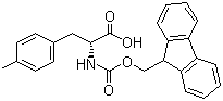 Fmoc-4-methyl-D-phenylalanine molecular structure (CAS 204260-38-8)