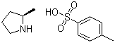 结构式 CAS# 204387-55-3, (R)-2-甲基吡咯烷甲苯磺酸盐