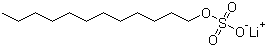 structure of CAS# 2044-56-6, Lithium lauryl sulfate;Lithium dodecyl sulfate