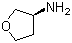 (S)-3-氨基四氢呋喃分子结构 (CAS 204512-95-8)
