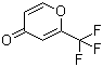 2-(三氟甲基)-4H-吡喃-4-酮分子结构 (CAS 204516-31-4)