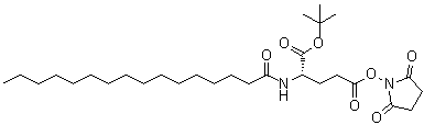 Palm-glu(nhs)-otbu molecular structure (CAS 204521-63-1)