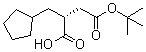 (2R)-2-(Cyclopentylmethyl)-butanedioic acid 4-(1,1-dimethylethyl) ester molecular structure (CAS 204637-77-4)