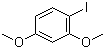 structure of CAS# 20469-63-0, 2,4-Dimethoxyiodobenzene;2,4-Dimethoxy-1-iodobenzene; 1-Iodo-2,4-dimethoxybenzene
