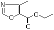 Ethyl 4-methyl-1,3-oxazole-5-carboxylate molecular structure (CAS 20485-39-6)