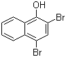 结构式 CAS# 2050-49-9, 2,4-二溴-1-萘酚