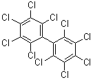Decachlorobiphenyl molecular structure (CAS 2051-24-3)