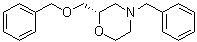 (S)-2-[(Phenylmethoxy)methyl]-4-(phenylmethyl)morpholine molecular structure (CAS 205242-66-6)