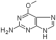 2-氨基-6-甲氧基嘌呤分子结构 (CAS 20535-83-5)
