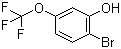 结构式 CAS# 205371-26-2, 2-溴-5-三氟甲氧基苯酚