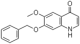 结构式 CAS# 205448-29-9, 7-苄氧基-6-甲氧基-1H-喹啉-4-酮