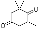 2,2,6-三甲基-1,4-环己二酮分子结构 (CAS 20547-99-3)
