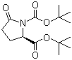 Boc-D-Pyroglutamic acid tere-butyl ester molecular structure (CAS 205524-47-6)