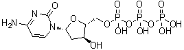 结构式 CAS# 2056-98-6, 2'-脱氧胞苷 5'-三磷酸酯