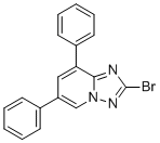 structure of CAS# 2056278-01-2, 2-Bromo-6,8-diphenyl-[1,2,4]triazolo[1,5-a]pyridine