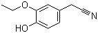 3-Ethoxy-4-hydroxybenzeneacetonitrile molecular structure (CAS 205748-01-2)
