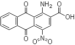 4-硝基-1-氨基蒽醌-2-羧酸分子结构 (CAS 2058-02-8)
