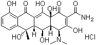 盐酸土霉素分子结构 (CAS 2058-46-0)