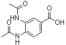 3,4-Bis(acetylamino)benzoic acid molecular structure (CAS 205873-56-9)