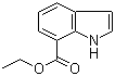 Indole-7-carboxylic acid ethyl ester molecular structure (CAS 205873-58-1)
